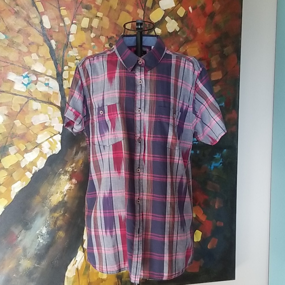 Plaid blouse